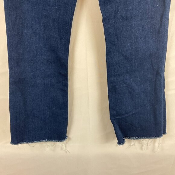 Mother The Hustler Ankle Fray Jeans 25 Blue Home Movies - Picture 10 of 12